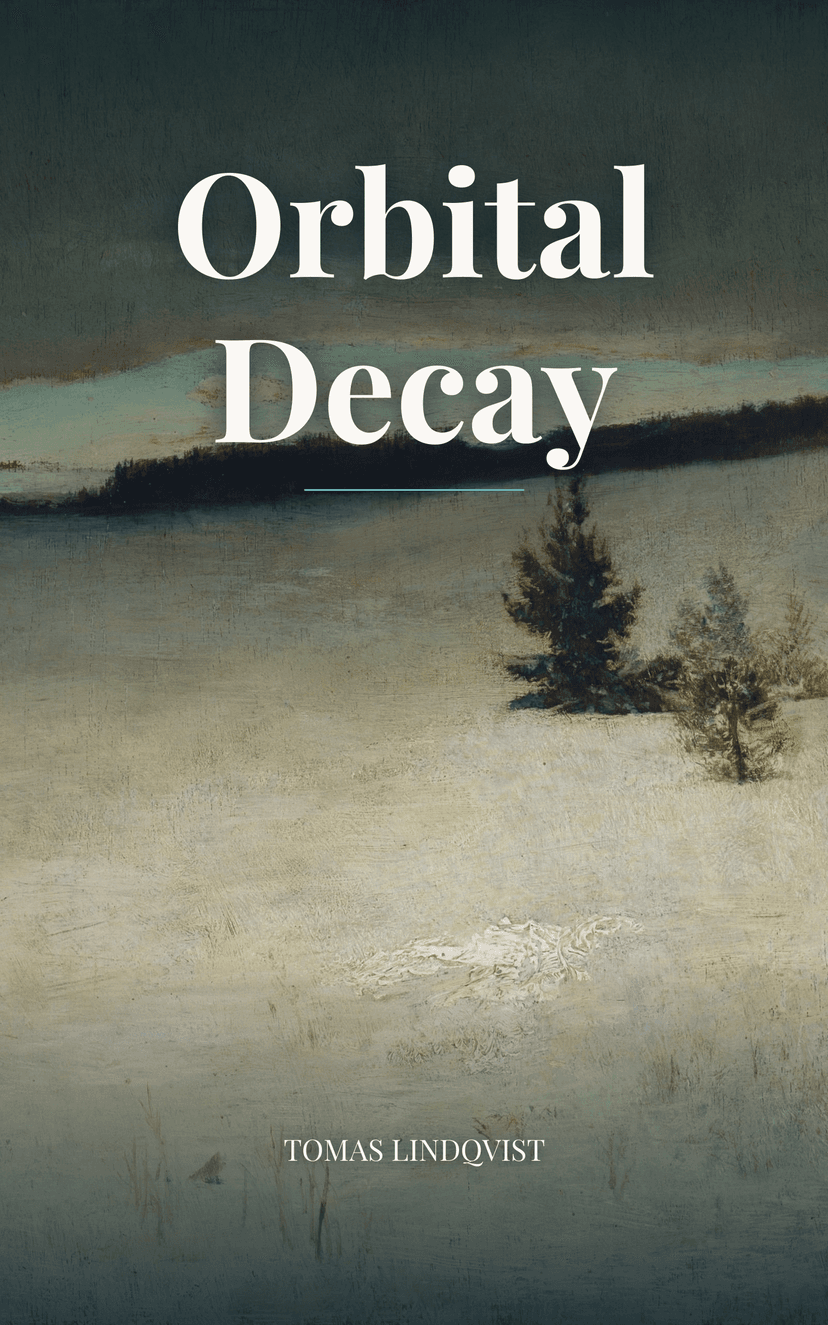Orbital Decay — a cover p[ai]ges generated from a title and an author name